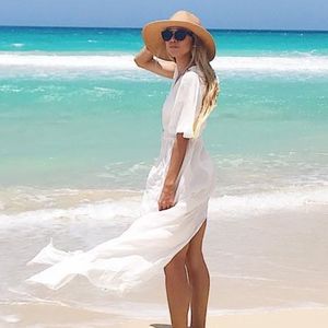 Long White Beach Dress